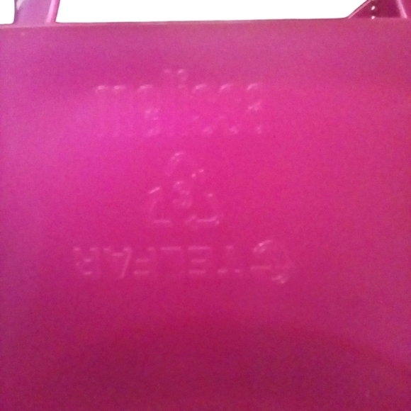 Telfar x Melissa Women NWT Double Handle Large Pink Jelly Shopping Bag Purse - Picture 6 of 9
